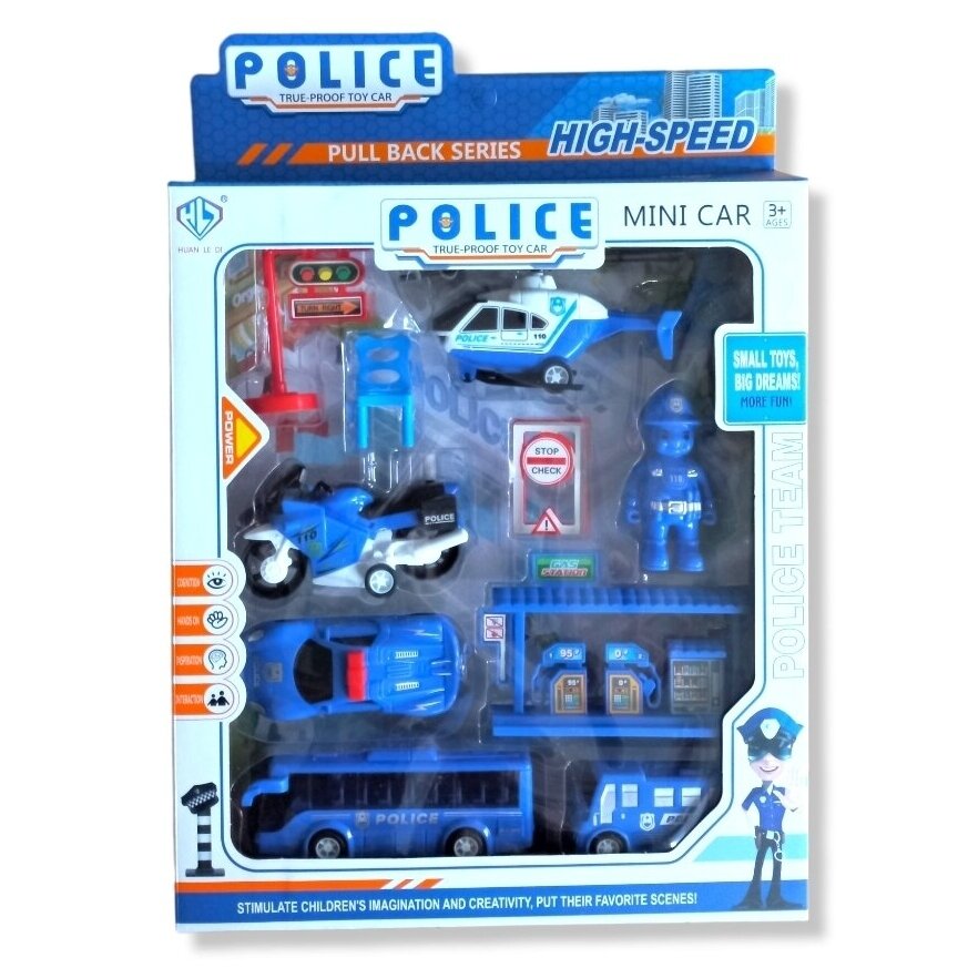 Policijos transporto priemonės su priedais Policijos transporto priemonės su priedais