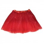 Raudonas tutu tiulio sijonas