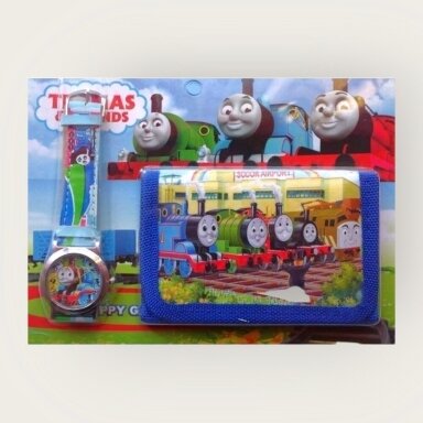 Rinkinys: laikrodus ir piniginė "Thomas and Friends"