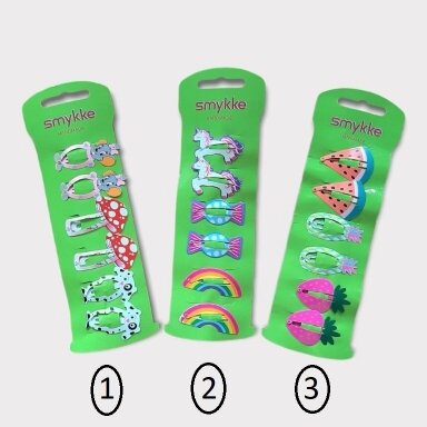 Segtukai plaukams, 6 vnt.