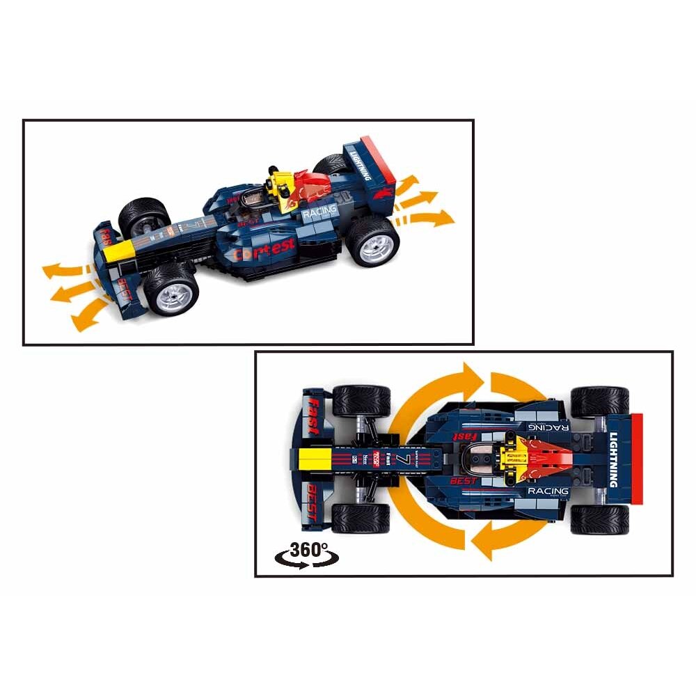 Sluban konstruktorius, RC valdomas F10 automobilis, 423 det. 4 Sluban konstruktorius, RC valdomas F10 automobilis, 423 det. 4