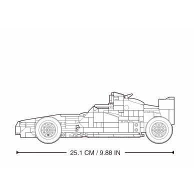 Sluban konstruktorius, RC valdomas F10 automobilis, 423 det. 2