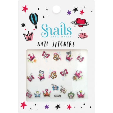 Snails nagų lipdukai Princesės