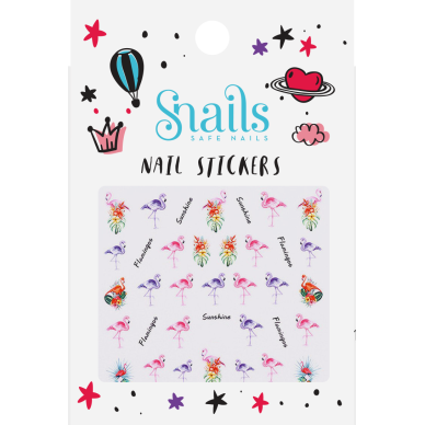 Snails lipdukai Flamingai Snails lipdukai Flamingai