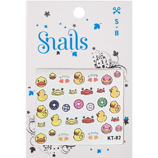 Snails nagų lipdukai, Kva Kva Snails nagų lipdukai, Kva Kva