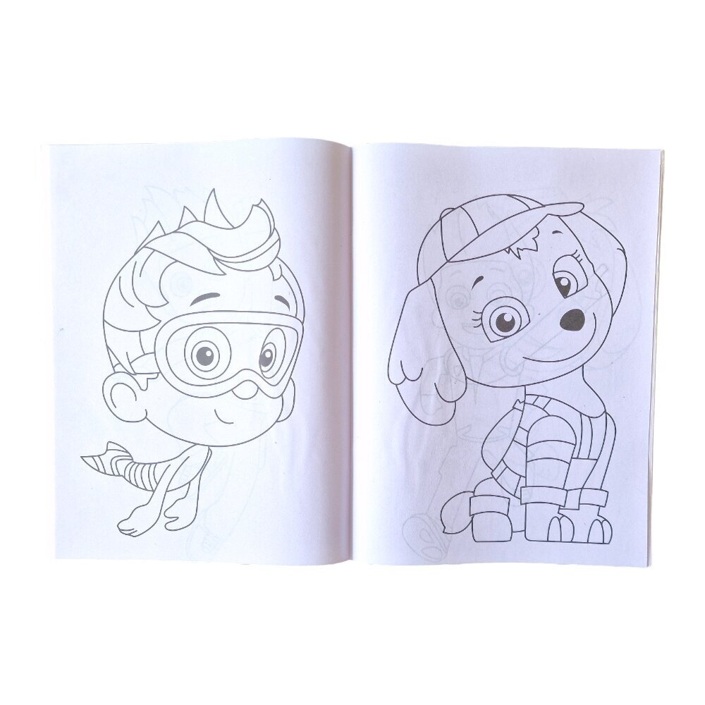 Spalvinimo knygelė Paw Patrol su lipdukais 3