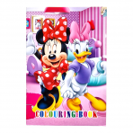 Spalvinimo knygelė su lipdukais Minnie Mouse