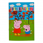 Spalvinimo knygelė su lipdukais Peppa Pig