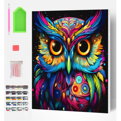 Splat Planet deimantinė dėlionė PELĖDA 30x40 cm Splat Planet deimantinė dėlionė PELĖDA 30x40 cm
