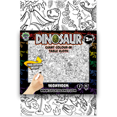 Splat Planet spalvinimo staltiesės, Dinozauras 2 vnt. Splat Planet spalvinimo staltiesės, Dinozauras 2 vnt.