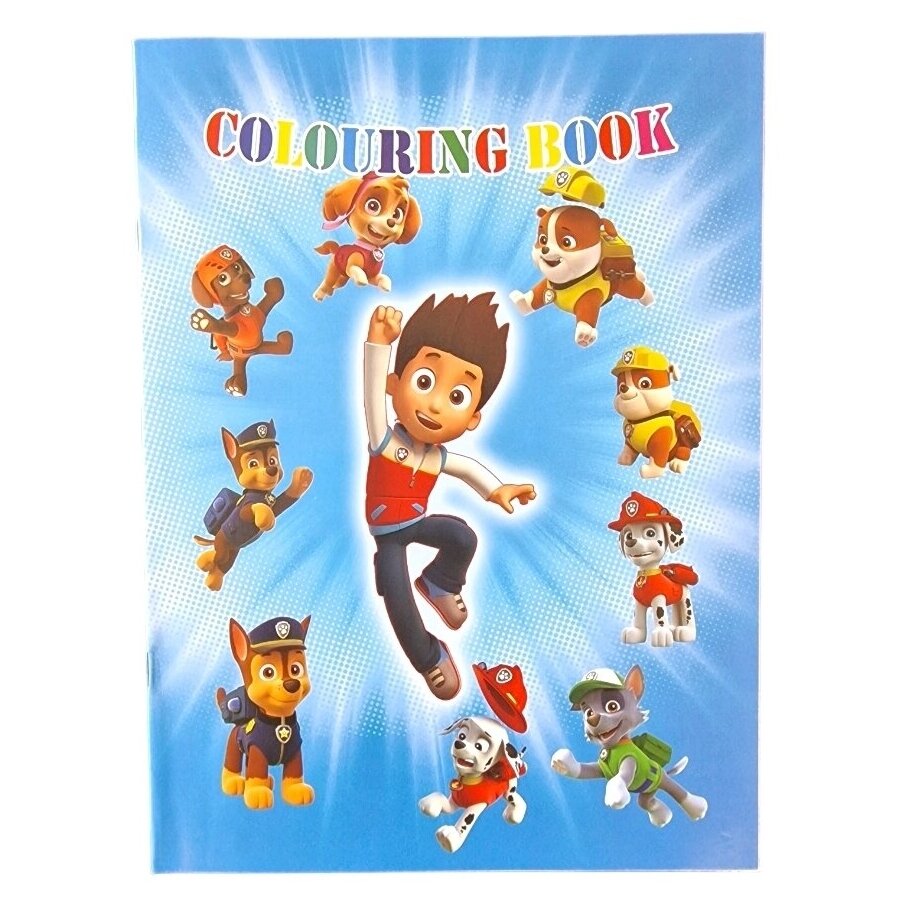 Spalvinimo knygelė Paw Patrol su lipdukais