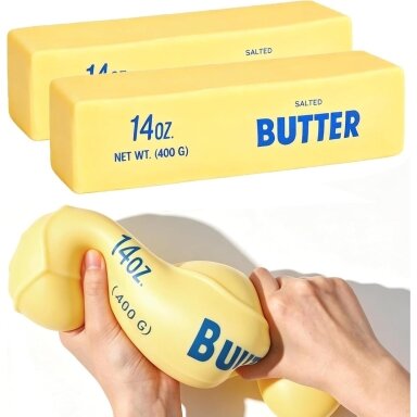 Squishy MEGA sviestas antistresinis minkomas žaislas