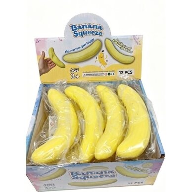 Squishy slow rising žaislas Bananas 17 cm 1 Squishy slow rising žaislas Bananas 17 cm 1
