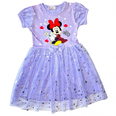 Suknelė Minnie Mouse, alyvinė Suknelė Minnie Mouse, alyvinė