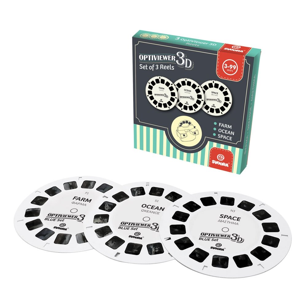 Svoora retro 3D akinių diskų papildymas B, 3 vnt. Svoora retro 3D akinių diskų papildymas B, 3 vnt.
