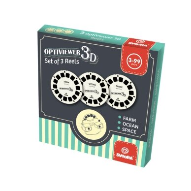 Svoora retro 3D akinių diskų papildymas B, 3 vnt. 1