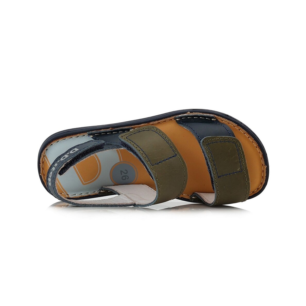 Tamsiai mėlynos barefoot basutės 26-31 d. G076-356AM 3