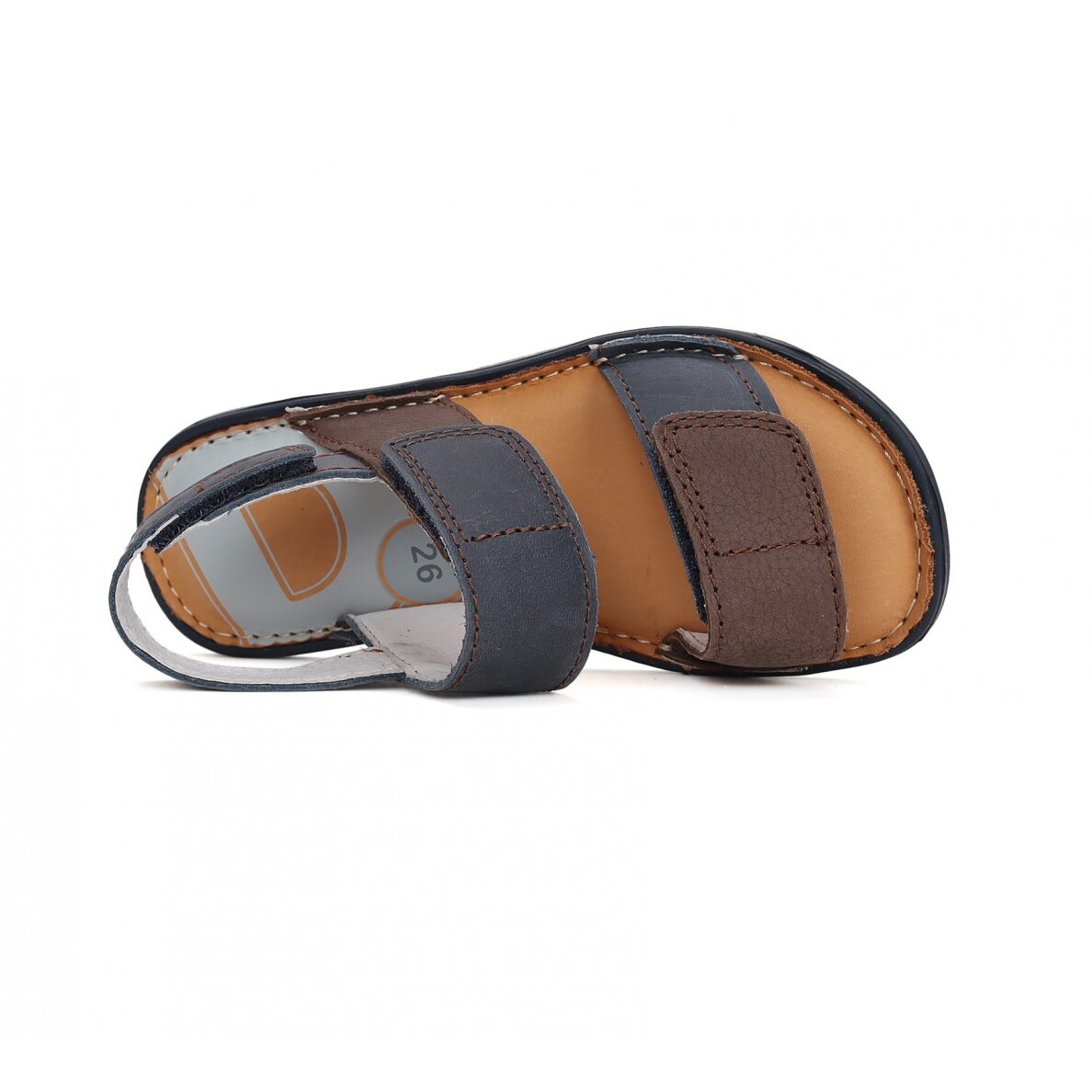 Tamsiai mėlynos barefoot basutės 26-31 d. G076-41539BM 3 Tamsiai mėlynos barefoot basutės 26-31 d. G076-41539BM 3
