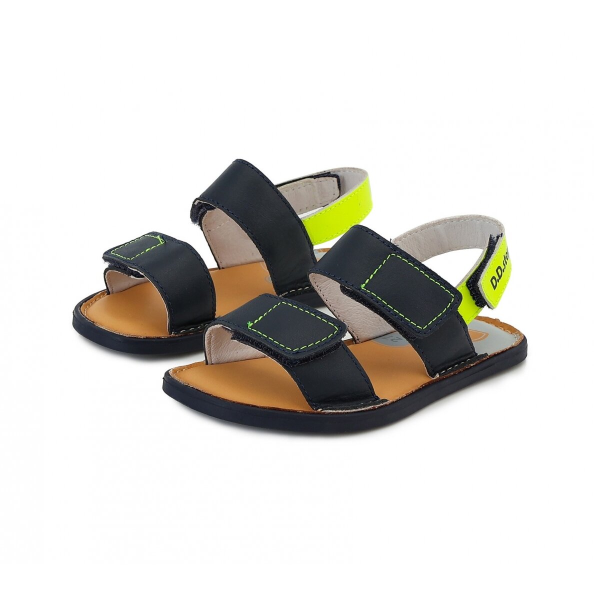 Tamsiai mėlynos barefoot basutės 32-37 d. G076-356L 5