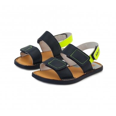 Tamsiai mėlynos barefoot basutės 32-37 d. G076-356L 5 Tamsiai mėlynos barefoot basutės 32-37 d. G076-356L 5