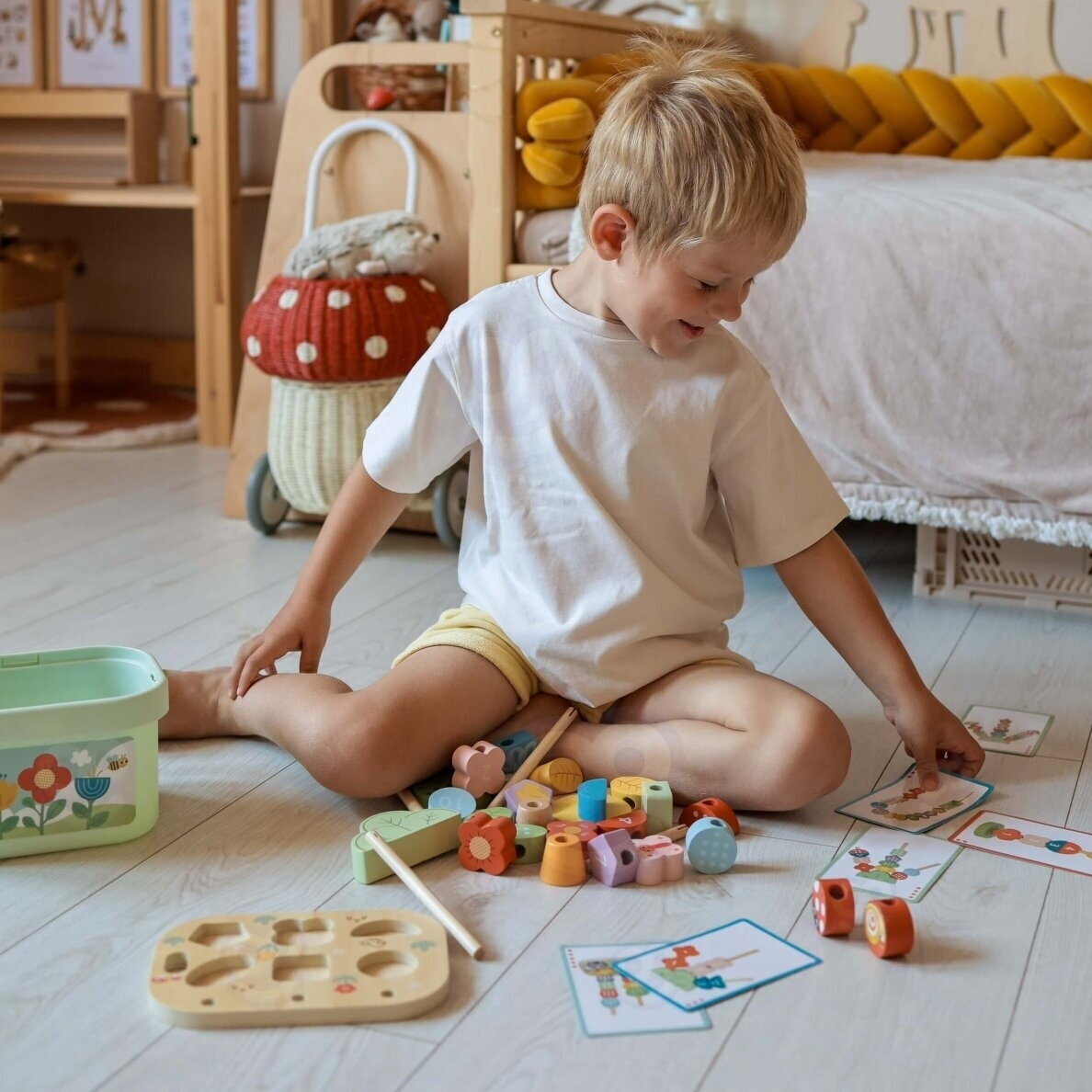 TOOKY TOY edukacinė dėžutė 5-in-1 Magic Garden Montessori 11 TOOKY TOY edukacinė dėžutė 5-in-1 Magic Garden Montessori 11