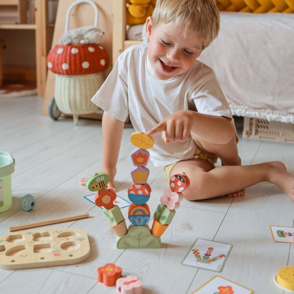 TOOKY TOY edukacinė dėžutė 5-in-1 Magic Garden Montessori 7 TOOKY TOY edukacinė dėžutė 5-in-1 Magic Garden Montessori 7