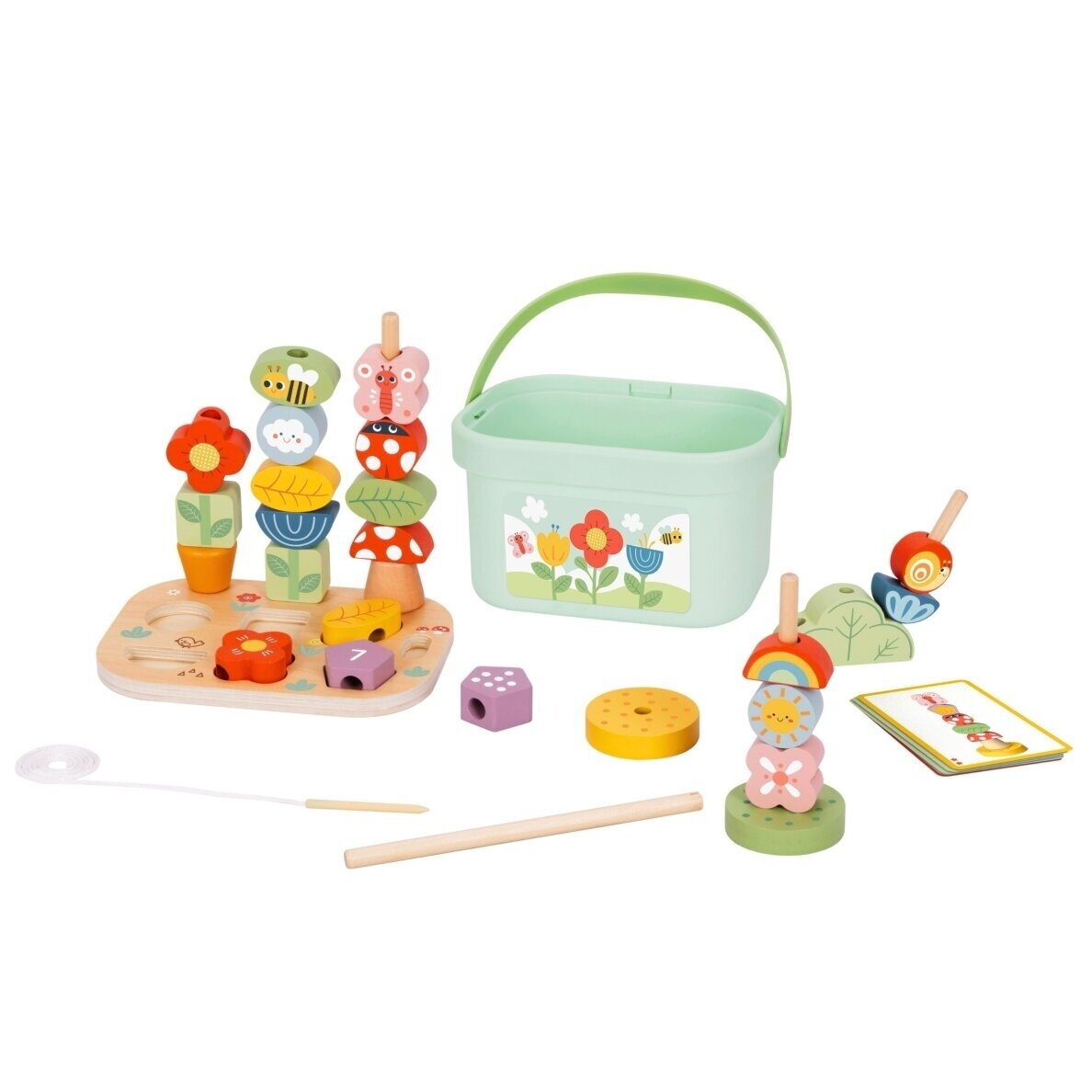 TOOKY TOY edukacinė dėžutė 5-in-1 Magic Garden Montessori 2