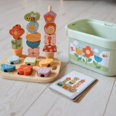 TOOKY TOY edukacinė dėžutė 5-in-1 Magic Garden Montessori 9