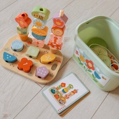 TOOKY TOY edukacinė dėžutė 5-in-1 Magic Garden Montessori 5