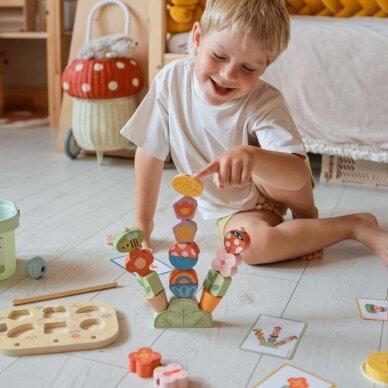 TOOKY TOY edukacinė dėžutė 5-in-1 Magic Garden Montessori 7