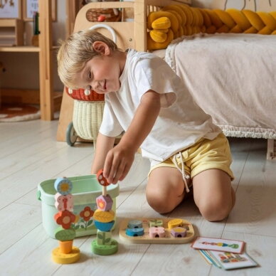 TOOKY TOY edukacinė dėžutė 5-in-1 Magic Garden Montessori 3
