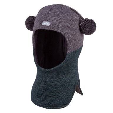TuTu merino vilnos šalmukas Bumbuliukai
