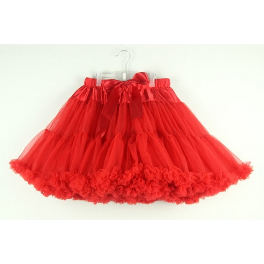 Tutu Pettiskirt raudonas sijonas