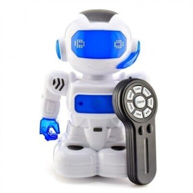 Robotas valdomas radio bangomis