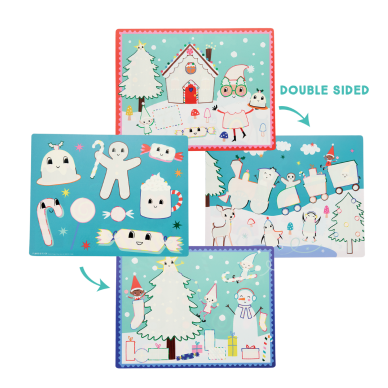 Vandeniu spalvinami padėkliukai, Kalėdos 2