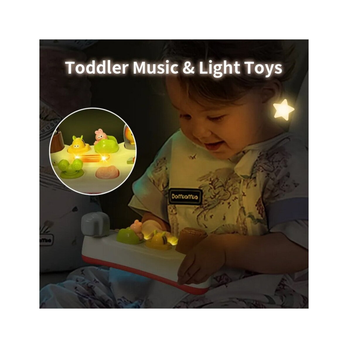 WOOPIE BABY edukacinis žaislas Pop Up ZOO gyvūnai 6