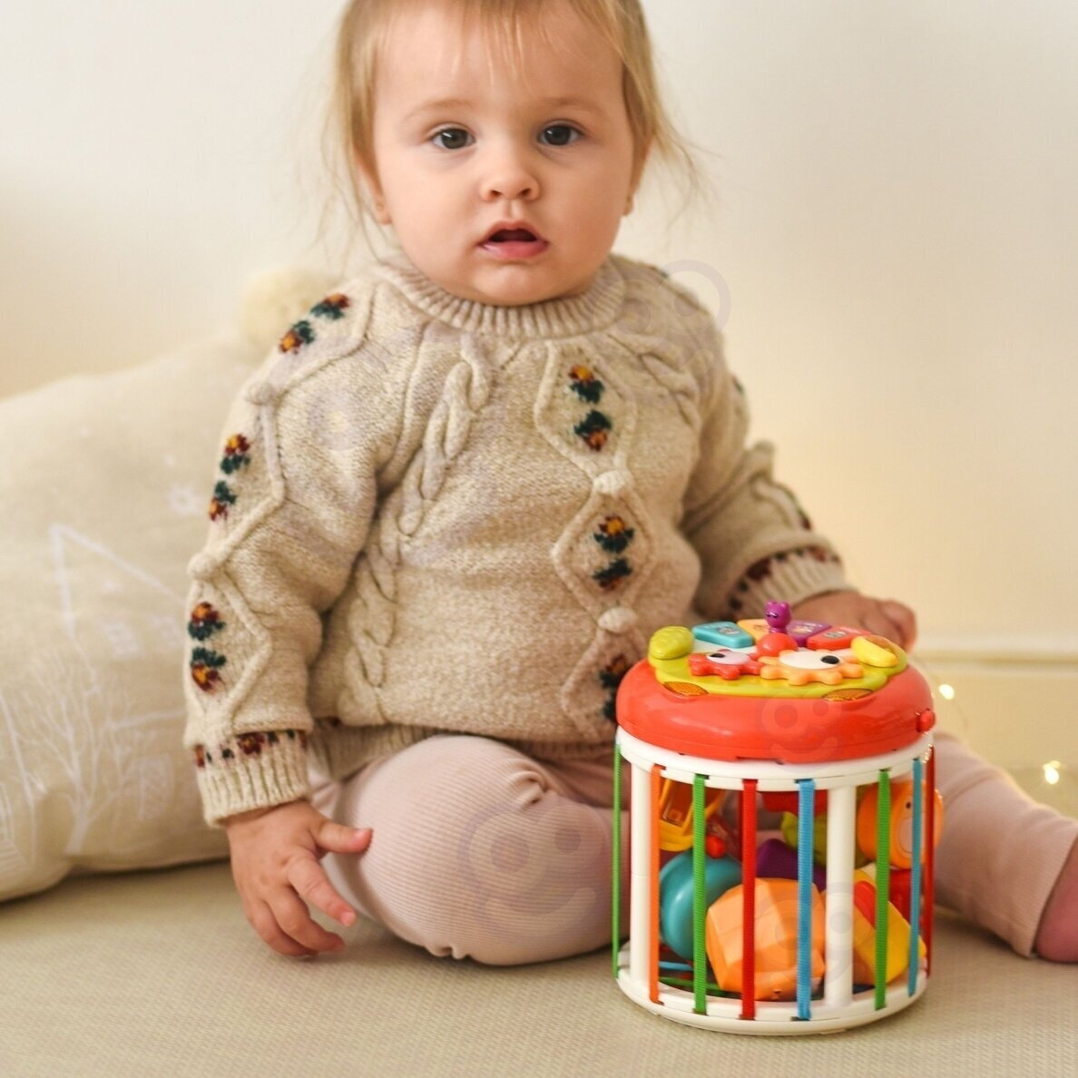 WOOPIE BABY Sensorinis kubas su voleliu Interaktyvus būgnelis 9 WOOPIE BABY Sensorinis kubas su voleliu Interaktyvus būgnelis 9