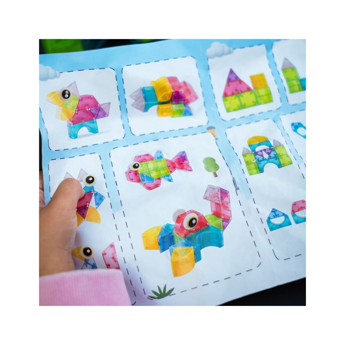 WOOPIE magnetinės kaladėlės, 21 vnt. 7 WOOPIE magnetinės kaladėlės, 21 vnt. 7