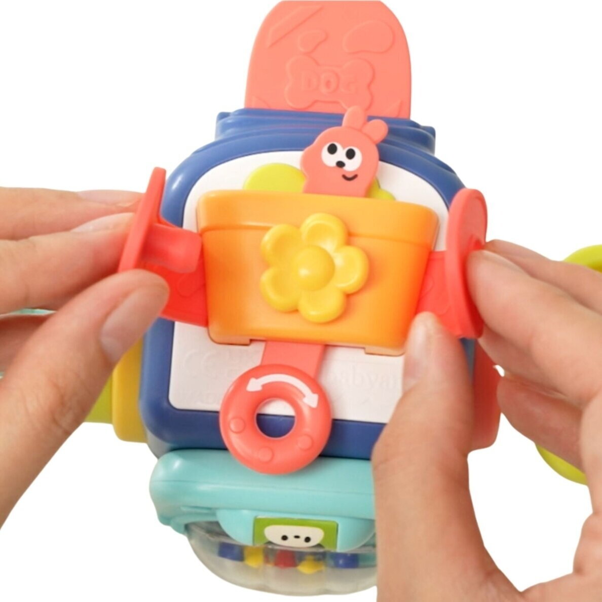WOOPIE Montessori sensorinis kubas PINGVINAS 6-in-1 9