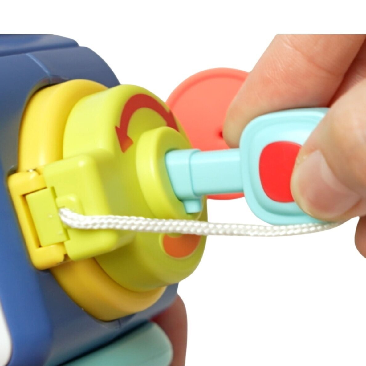 WOOPIE Montessori sensorinis kubas PINGVINAS 6-in-1 1