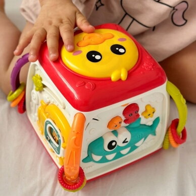 WOOPIE BABY Interaktyvus daugiafunkcis edukacinis kubas 18m+ 4