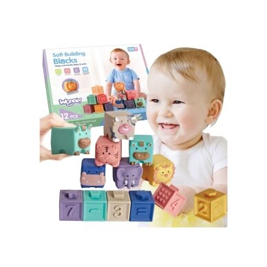 WOOPIE BABY sensorinės kaladėlės WOOPIE BABY sensorinės kaladėlės