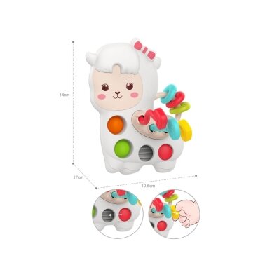 WOOPIE BABY Sensorinis Manipuliacinis Žaislas Montessori Lama 1 WOOPIE BABY Sensorinis Manipuliacinis Žaislas Montessori Lama 1