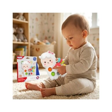 WOOPIE BABY Sensorinis Manipuliacinis Žaislas Montessori Lama 5 WOOPIE BABY Sensorinis Manipuliacinis Žaislas Montessori Lama 5