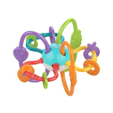 WOOPIE BABY Sensorinis žaislas 2in1: Barškutis ir kramtukas 4 WOOPIE BABY Sensorinis žaislas 2in1: Barškutis ir kramtukas 4