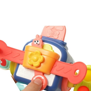 WOOPIE Montessori sensorinis kubas PINGVINAS 6-in-1 10 WOOPIE Montessori sensorinis kubas PINGVINAS 6-in-1 10