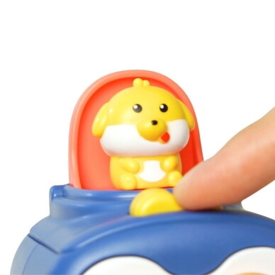 WOOPIE Montessori sensorinis kubas PINGVINAS 6-in-1 3