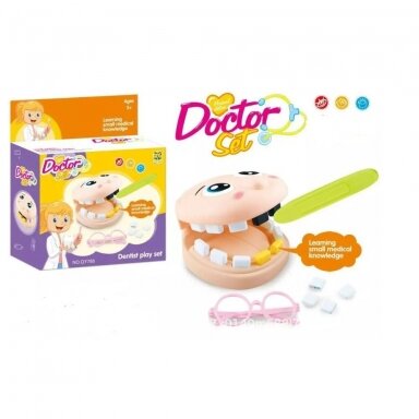 Žaislinis odontologo rinkinys Žaislinis odontologo rinkinys