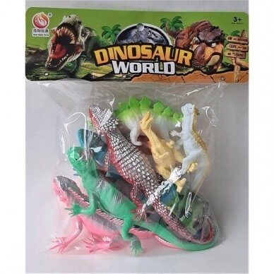 Žaislinių dinozaurų rinkinys